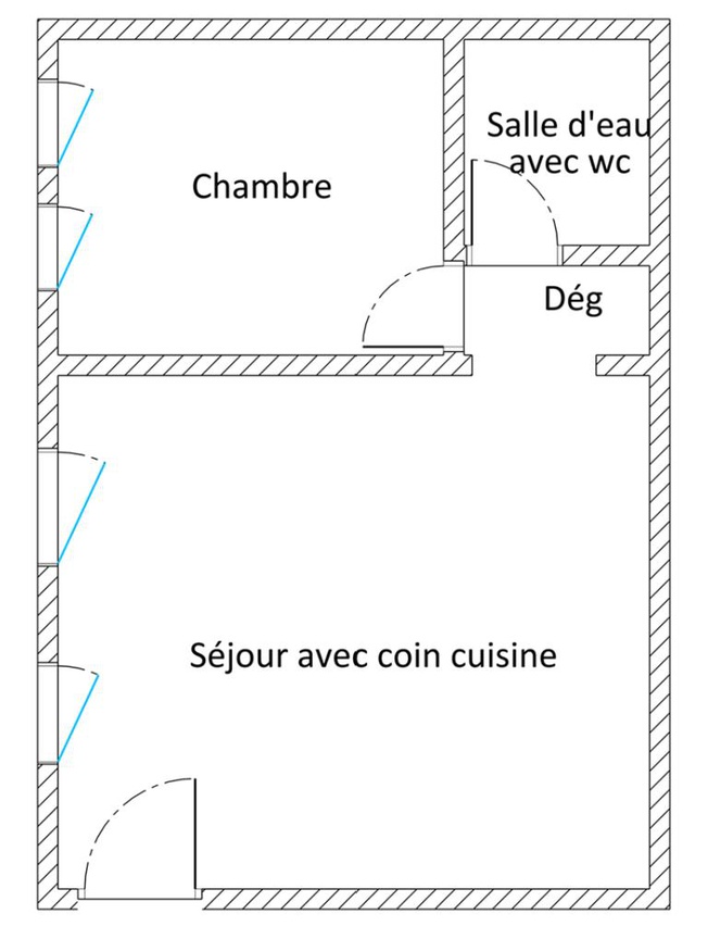 Achat immobilier Appartement 2 pièces  33m2 à Mont-de-Marsan (40000) - Photo n°5