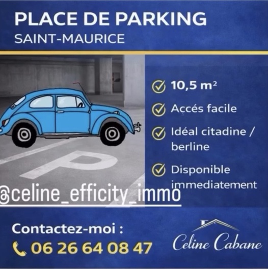 parking  - 10m2 à Saint-Maurice (94410)