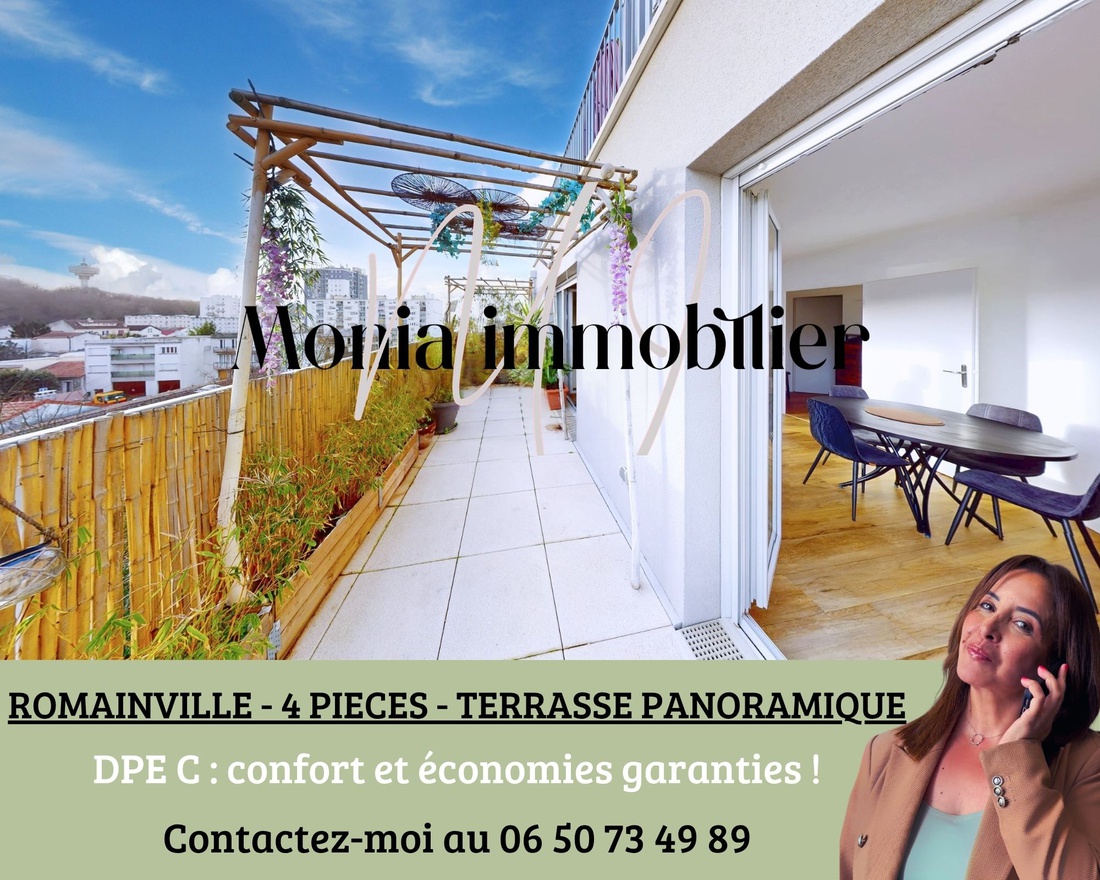 appartement 4 pièces - 84m2 à Romainville (93230)
