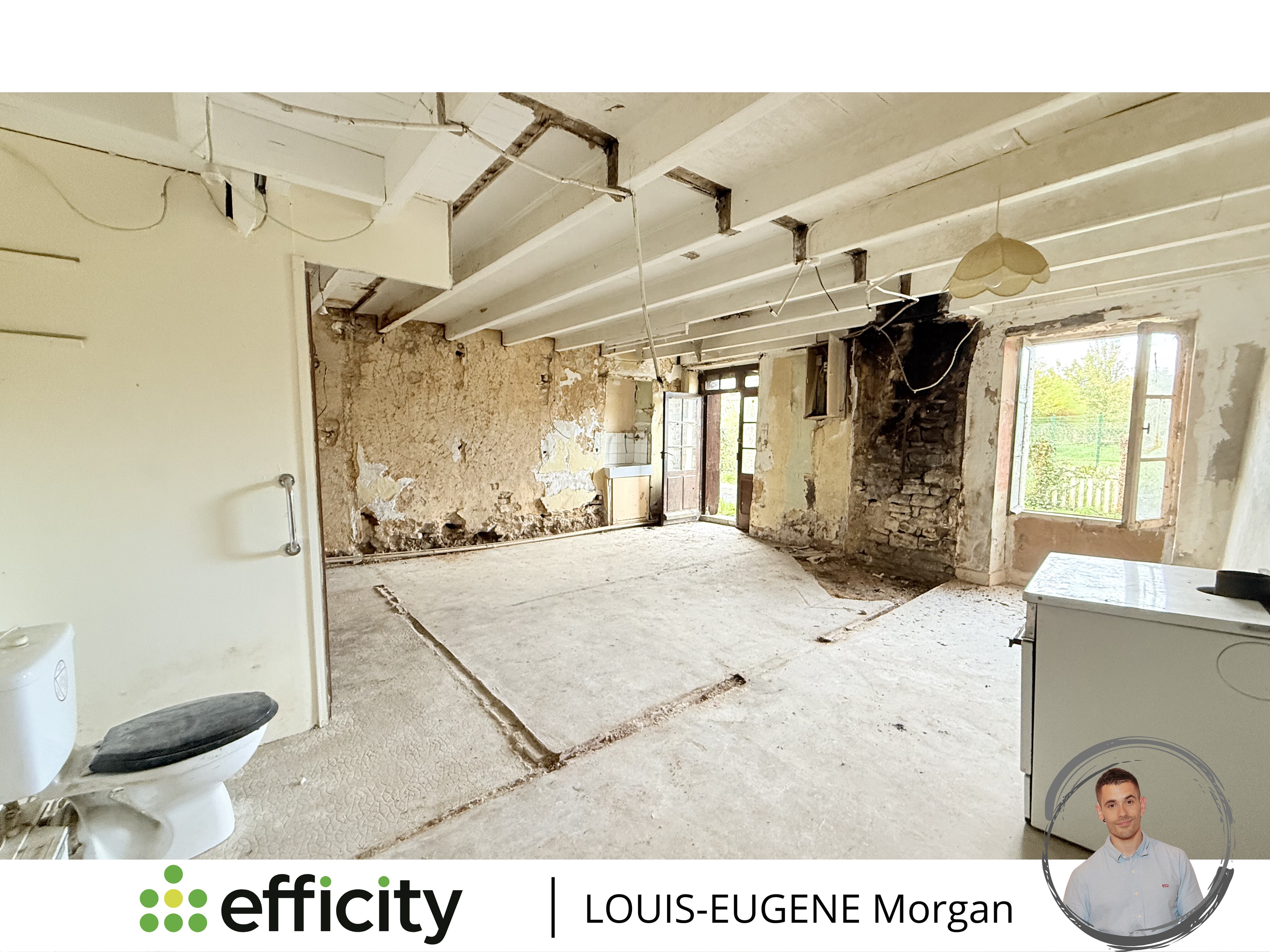 Achat immobilier Maison 3 pièces  67m2 à Champagne-Mouton (16350) - Photo n°5