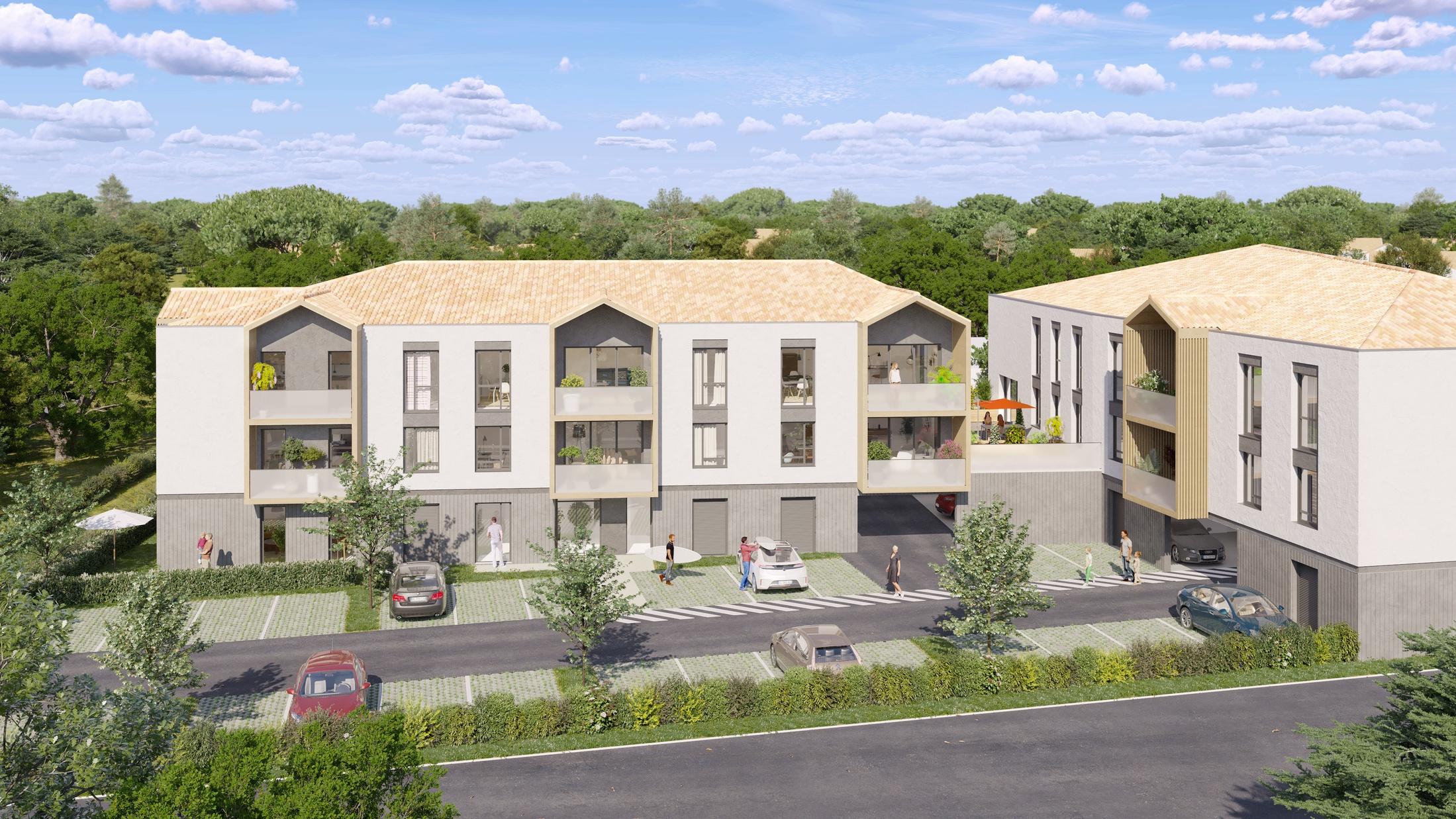 appartement 2 pièces - 45m2 à Carcans (33121)