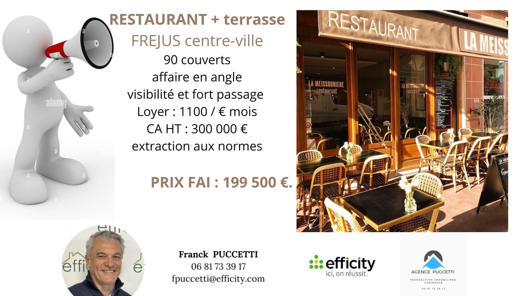 fonds de commerce  - 120m2 à Fréjus (83600)