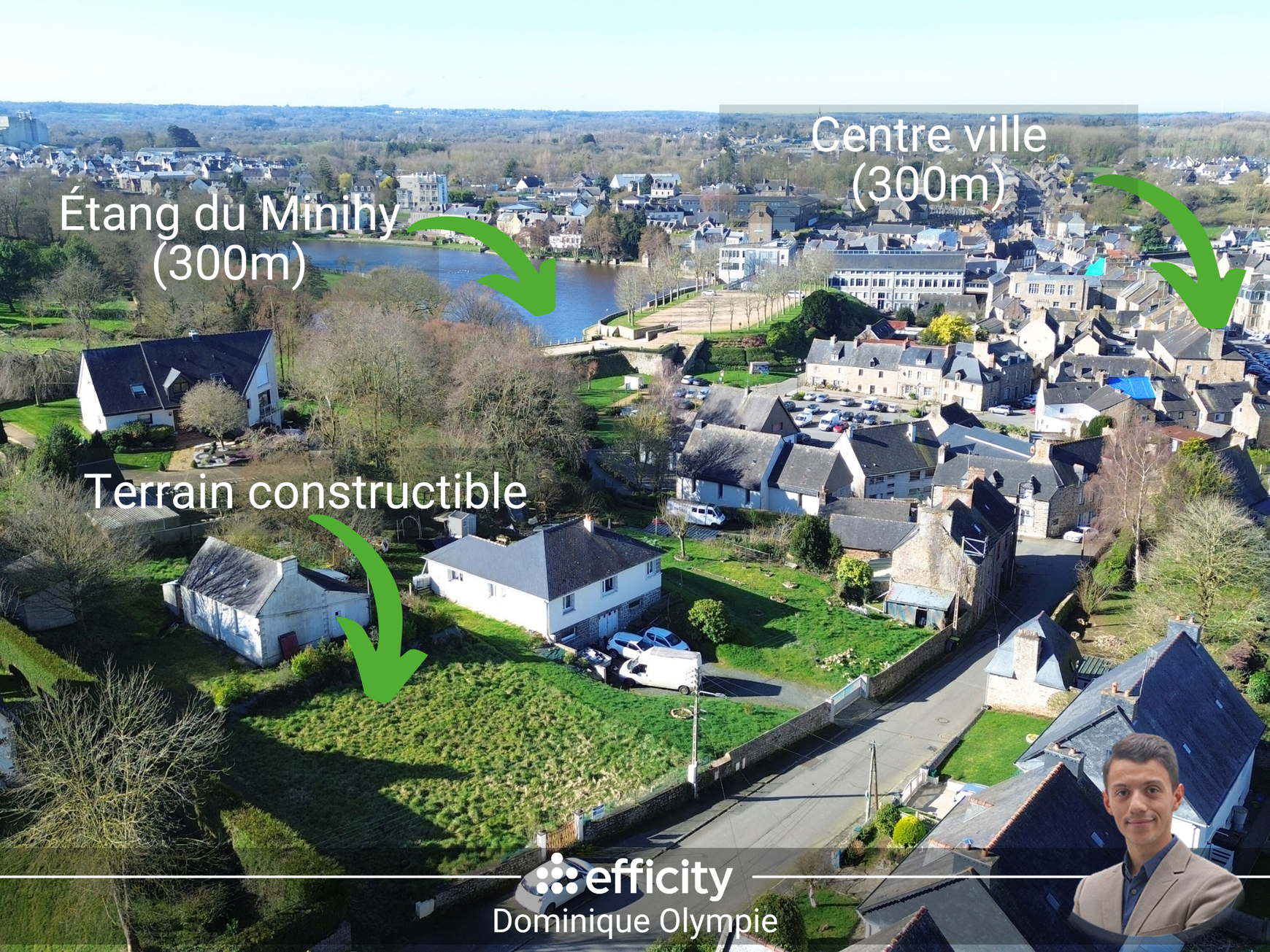 Achat immobilier Terrain   400m2 à Châtelaudren-Plouagat (22170) - Photo n°4