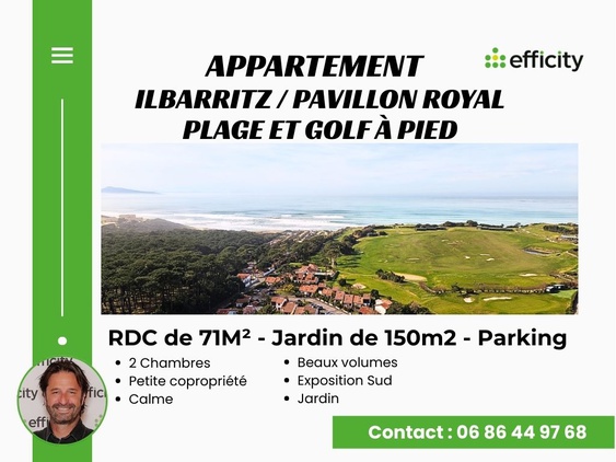 appartement 3 pièces - 72m2 à Bidart (64210)