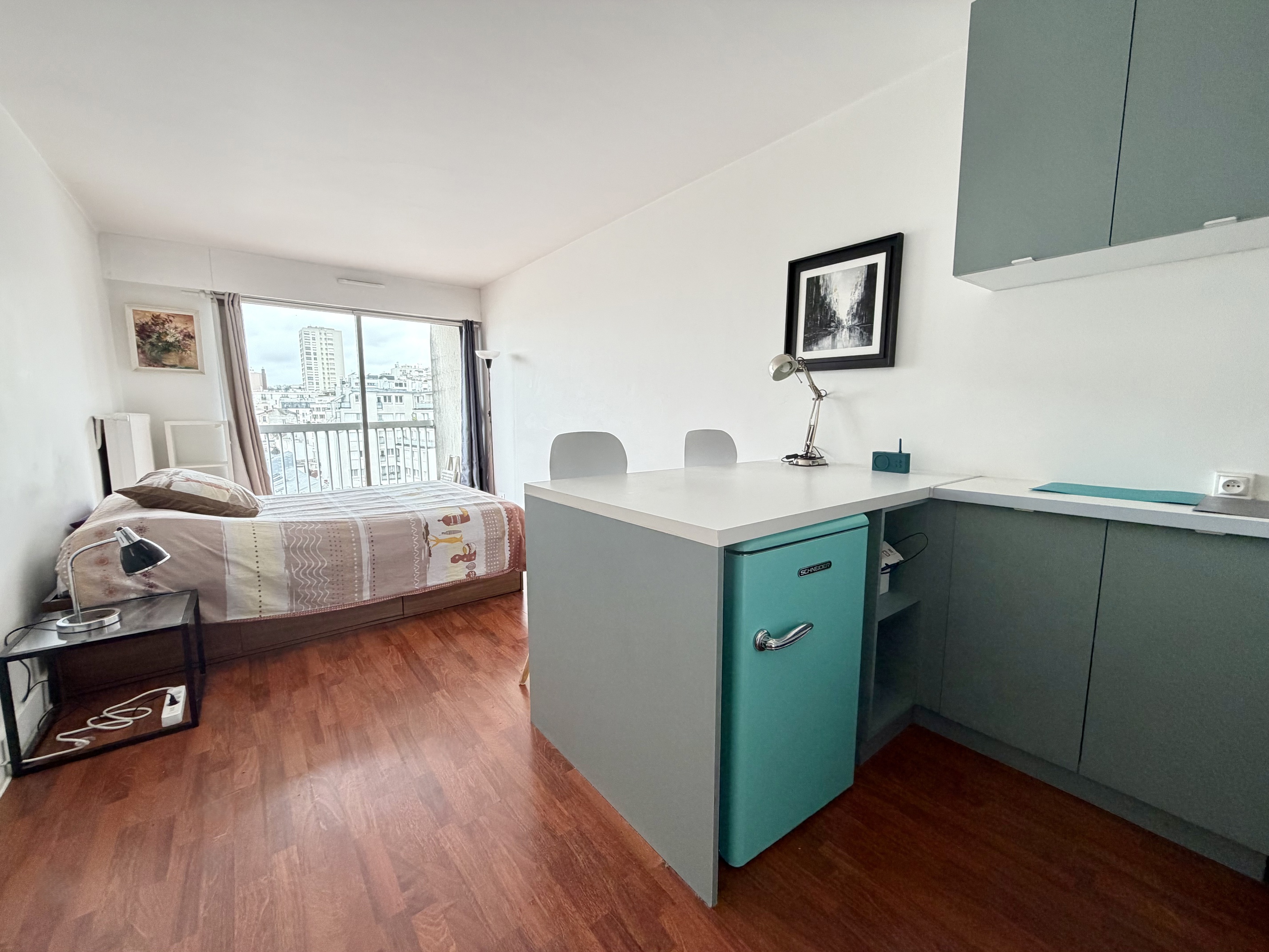 appartement 1 pièces - 25m2 à Paris (75020)