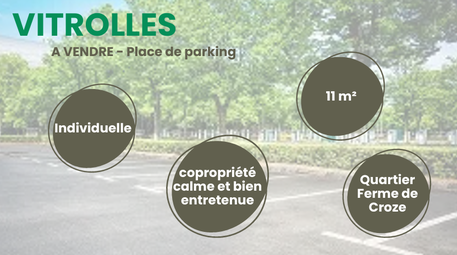 parking  - 11,0m2 à Vitrolles (13127)
