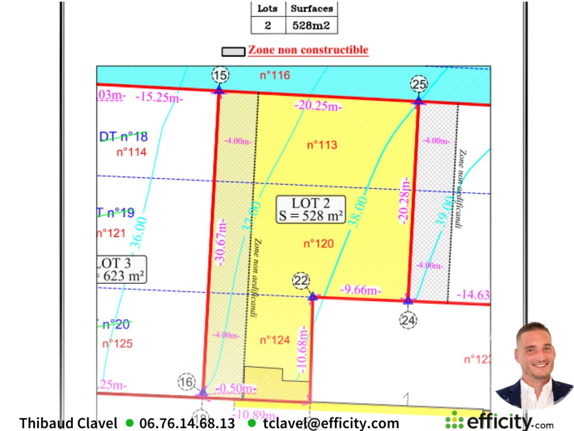 terrain  - 528m2 à Angoulême (16000)