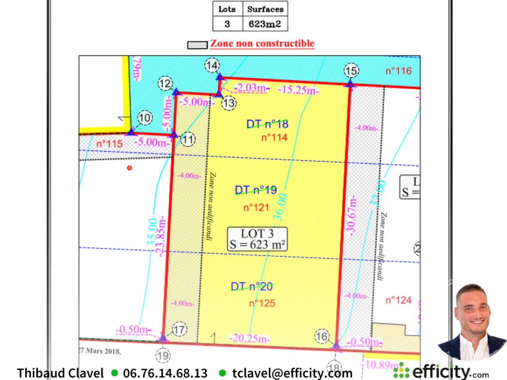 Achat immobilier Terrain   621m2 à Angoulême (16000) - Photo n°1