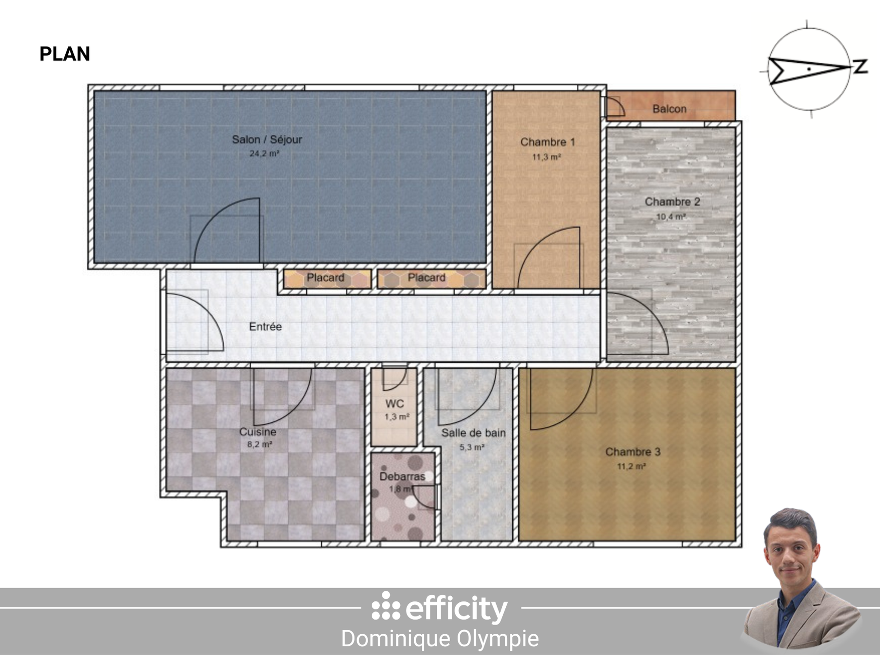 Achat immobilier Appartement 5 pièces  80m2 à Saint-Brieuc (22000) - Photo n°11