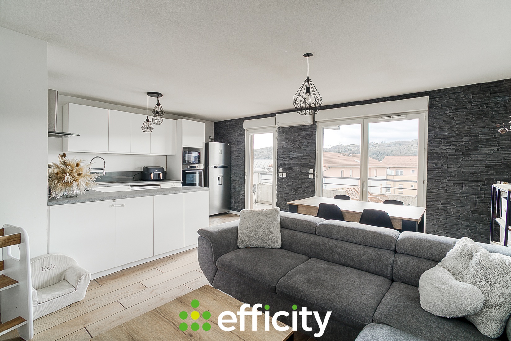 Achat immobilier Appartement 3 pièces  65m2 à Chasse-sur-Rhône (38670) - Photo n°4