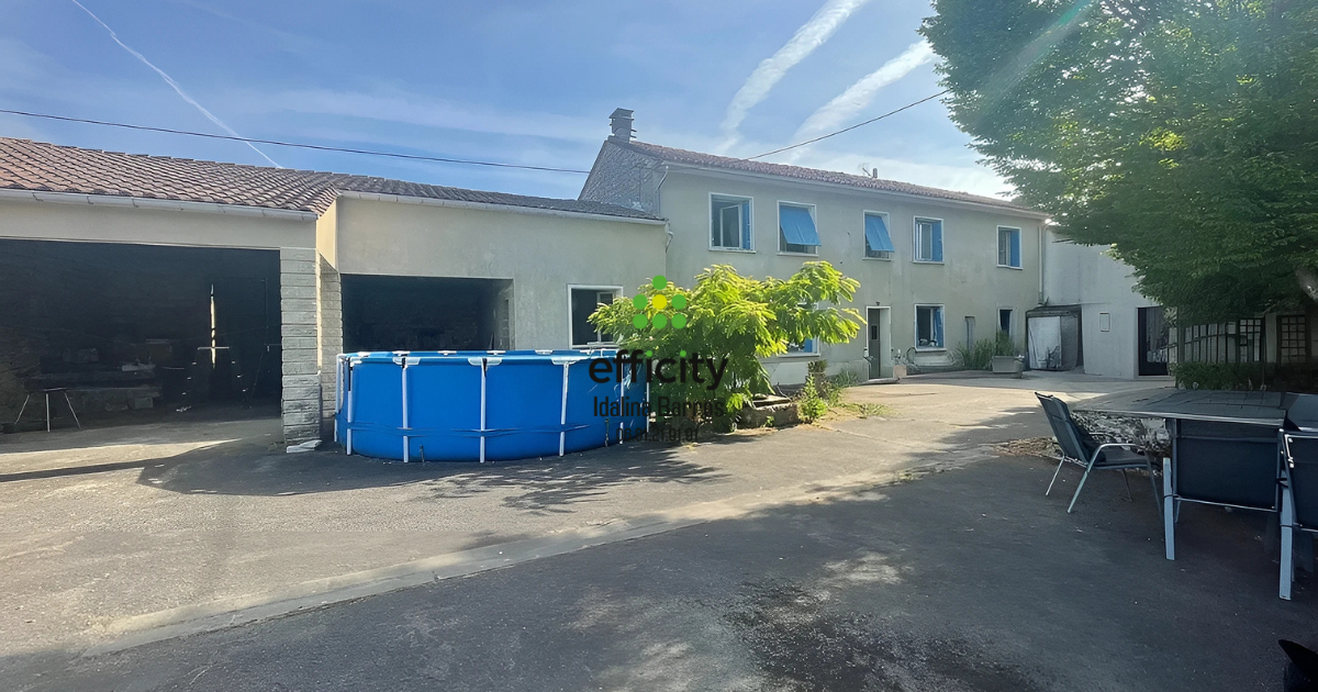 Maison 6 pièces 158 m² · à Mouthiers-sur-Boëme · 158 m² · 159 000 €