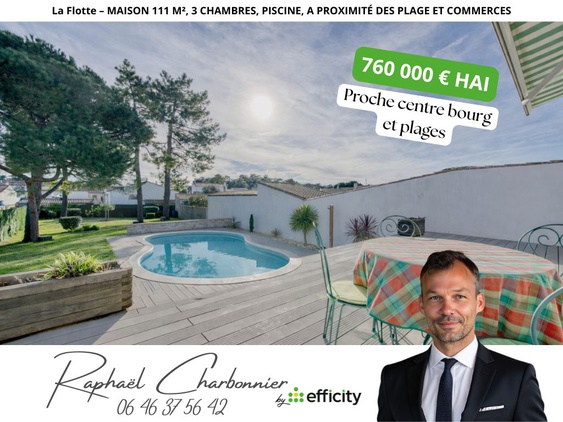 maison 5 pièces - 111m2 à La Flotte (17630)