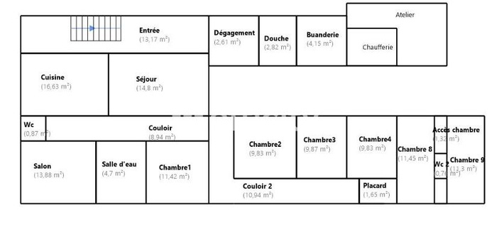Achat immobilier Immeuble 15 pièces  250m2 à Saintes (17100) - Photo n°11