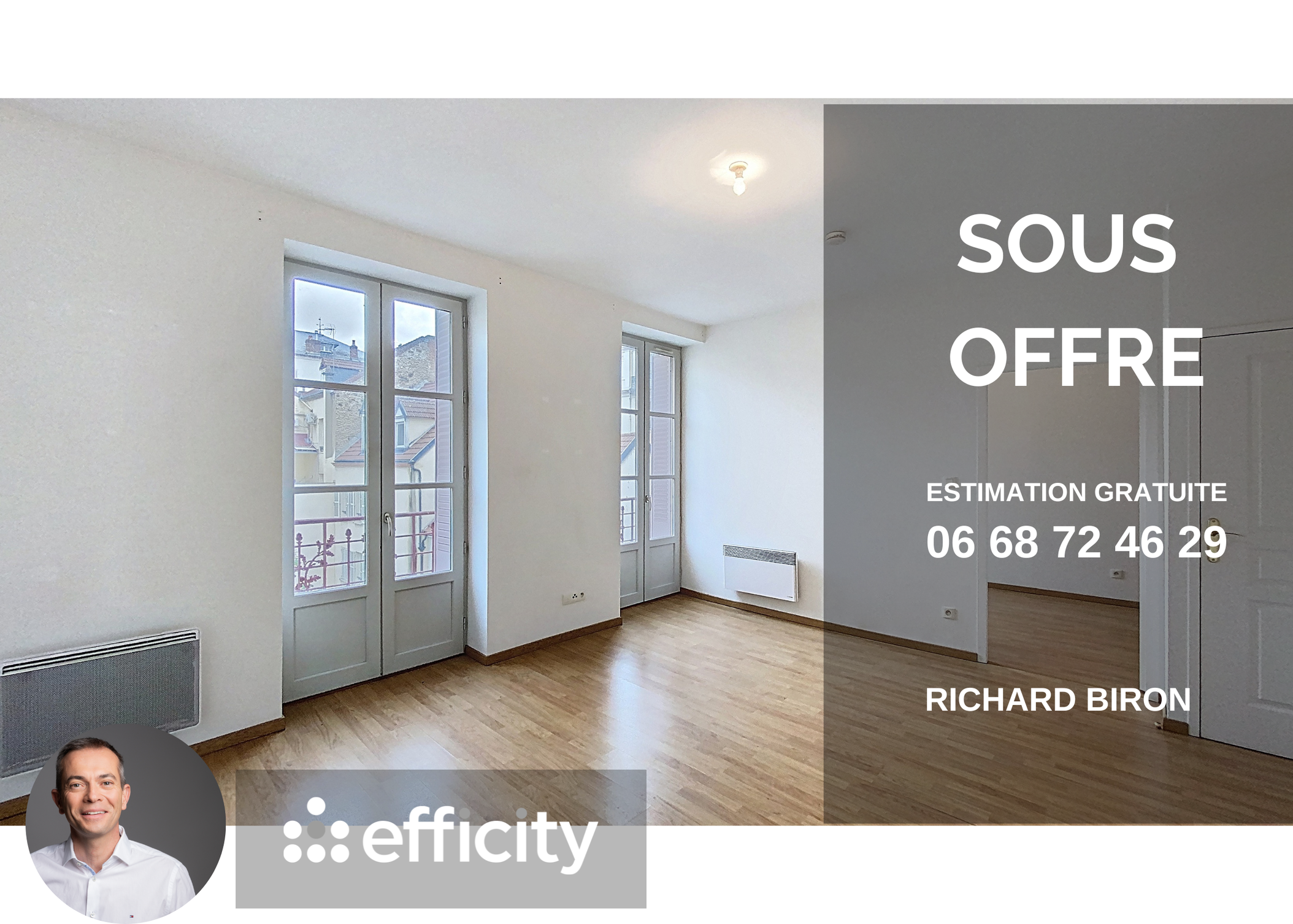 Achat immobilier Appartement 2 pièces  43m2 à Vichy (03200) - Photo n°1