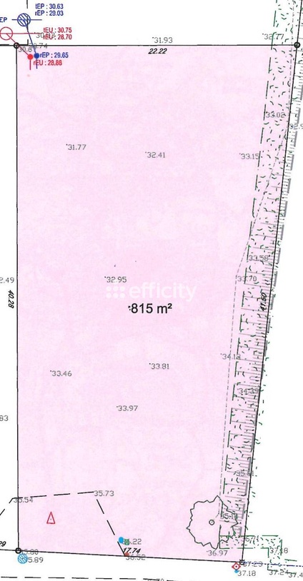 terrain  - 815,0m2 à Le Champ-Saint-Père (85540)