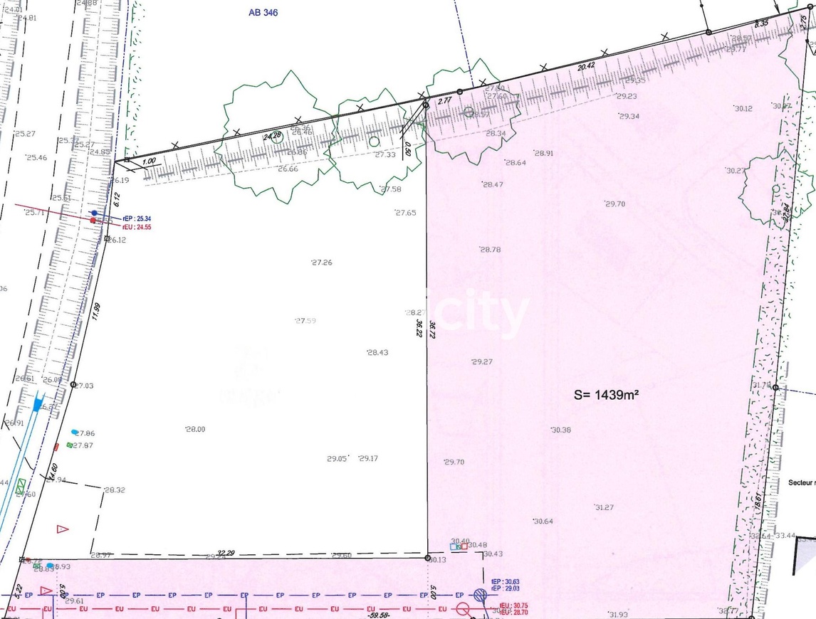 terrain  - 1439,0m2 à Le Champ-Saint-Père (85540)