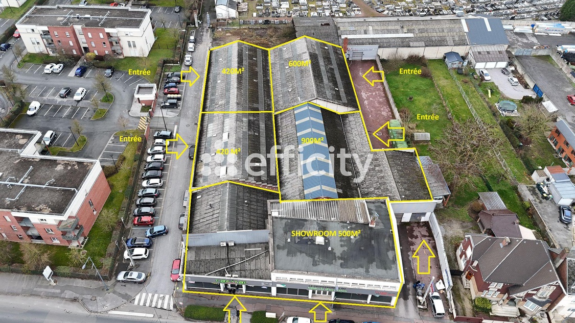 local-commercial  - 3637m2 à Maubeuge (59600)