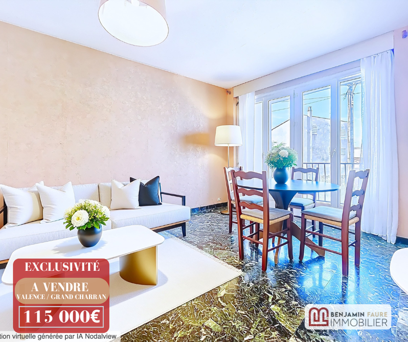 Achat immobilier Appartement 3 pièces  63m2 à Valence (26000) - Photo n°1