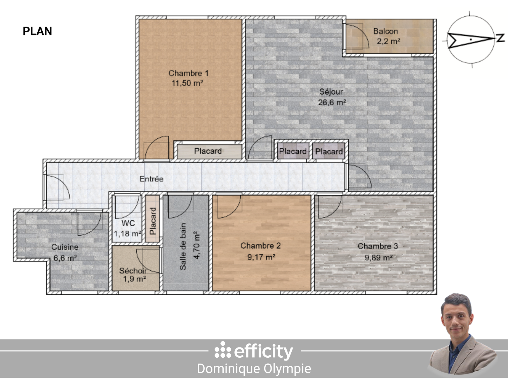 Achat immobilier Appartement 5 pièces  80m2 à Saint-Brieuc (22000) - Photo n°13