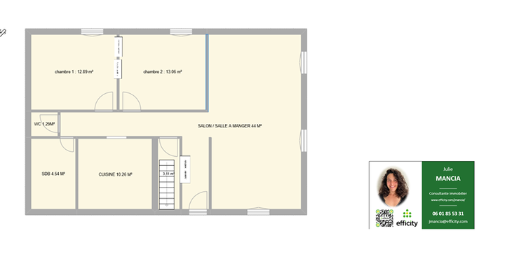 Achat immobilier Maison 4 pièces  108m2 à Gond-Pontouvre (16160) - Photo n°12