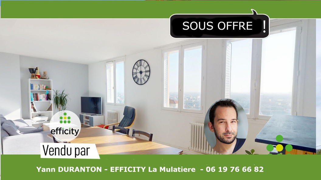 appartement 3 pièces - 63m2 à La Mulatière (69350)