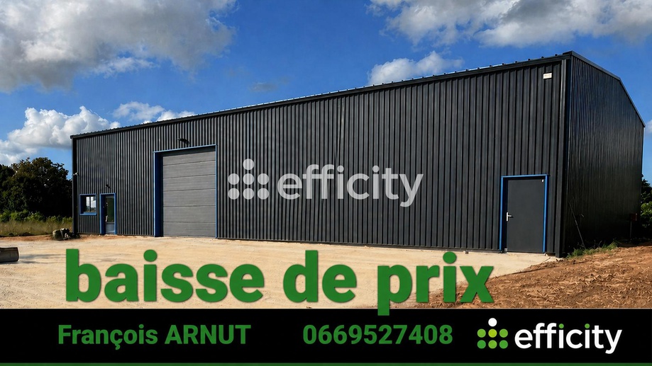 local commercial  - 360m2 à Beurlay (17250)