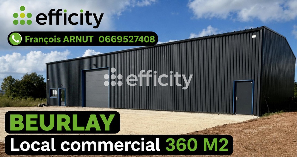 local-commercial  - 360m2 à Beurlay (17250)