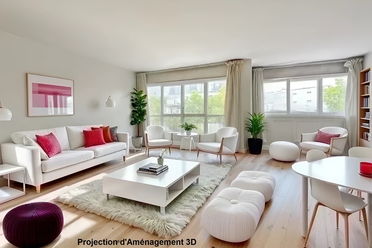 appartement 4 pièces - 95,0m2 à Paris (75017)