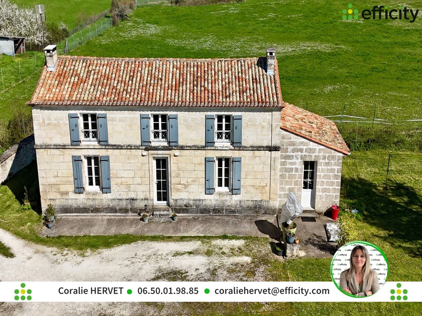 Achat immobilier Maison 7 pièces  130m2 à Torsac (16410) - Photo n°1