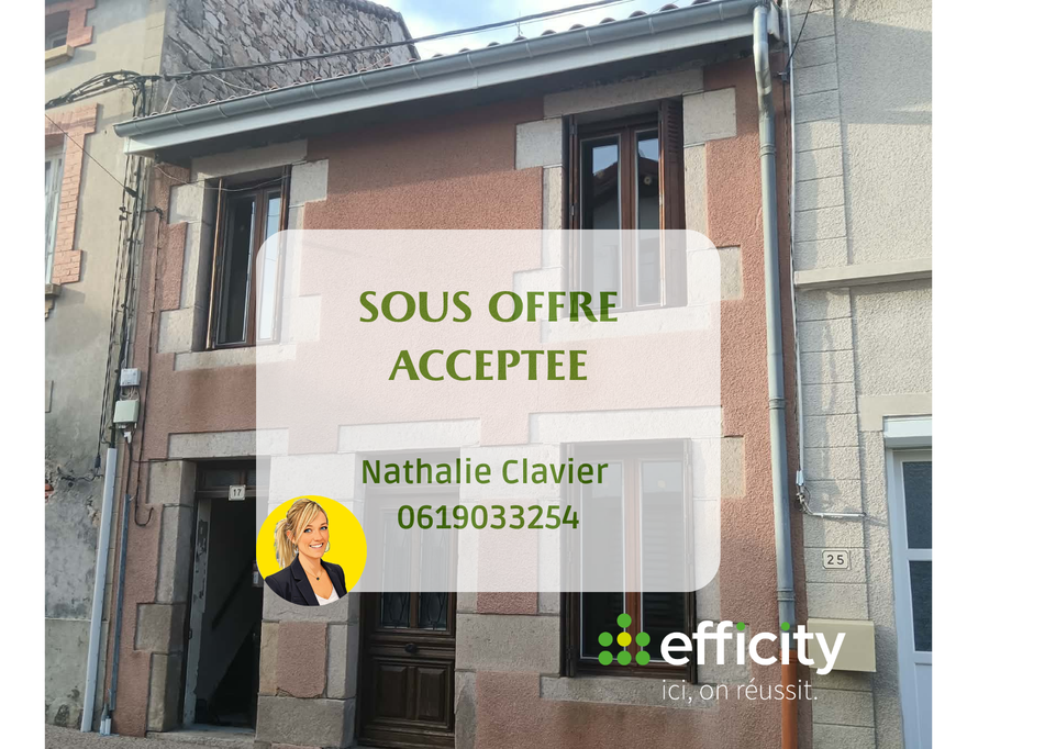 maison 3 pièces - 56m2 à Périgneux (42380)