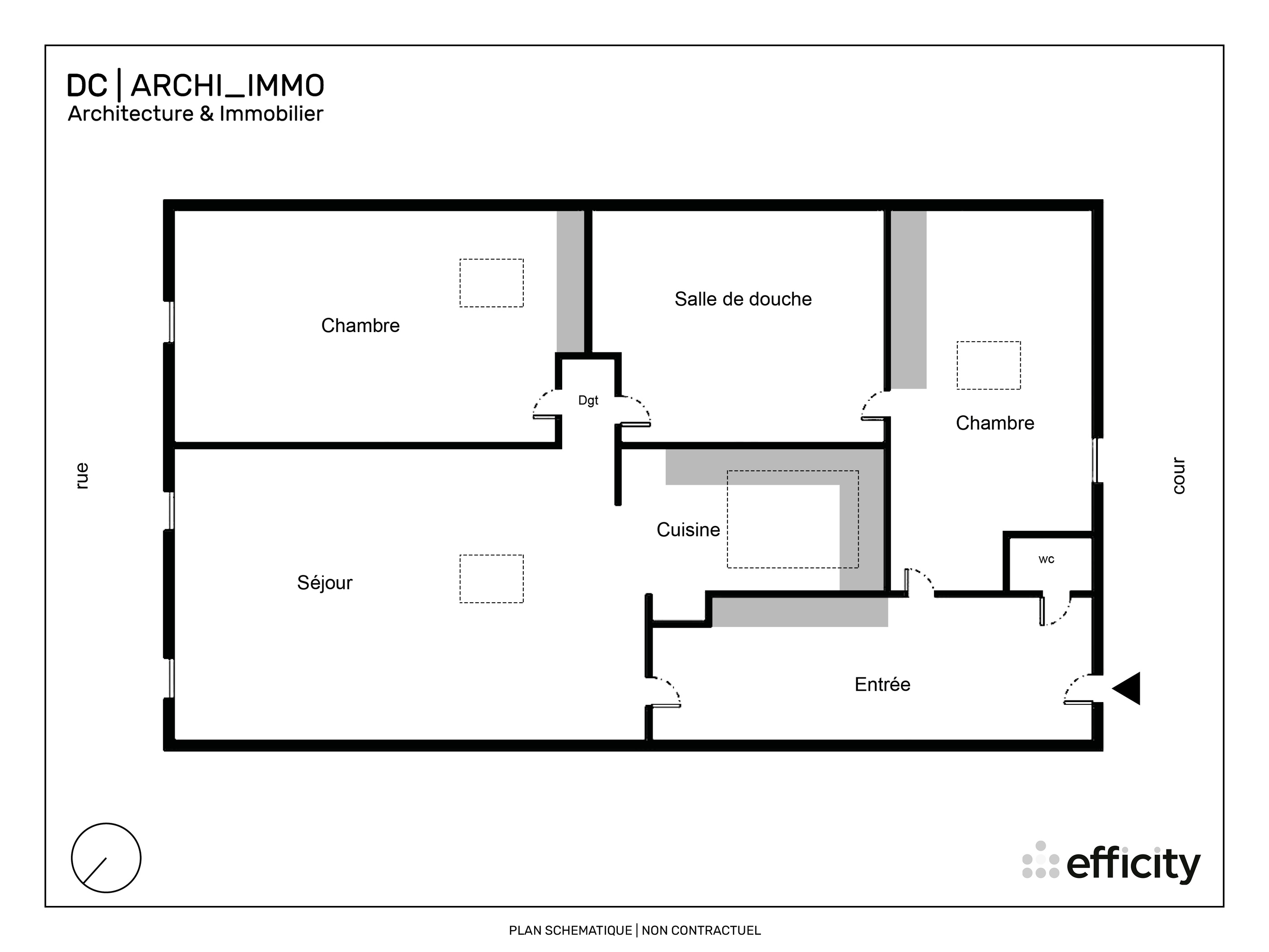 Achat immobilier Appartement 3 pièces  75m2 à Bordeaux (33800) - Photo n°5