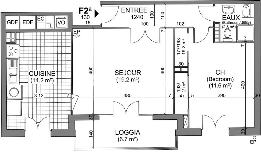 Achat immobilier Appartement 2 pièces  57m2 à Aix-en-Provence (13090) - Photo n°10