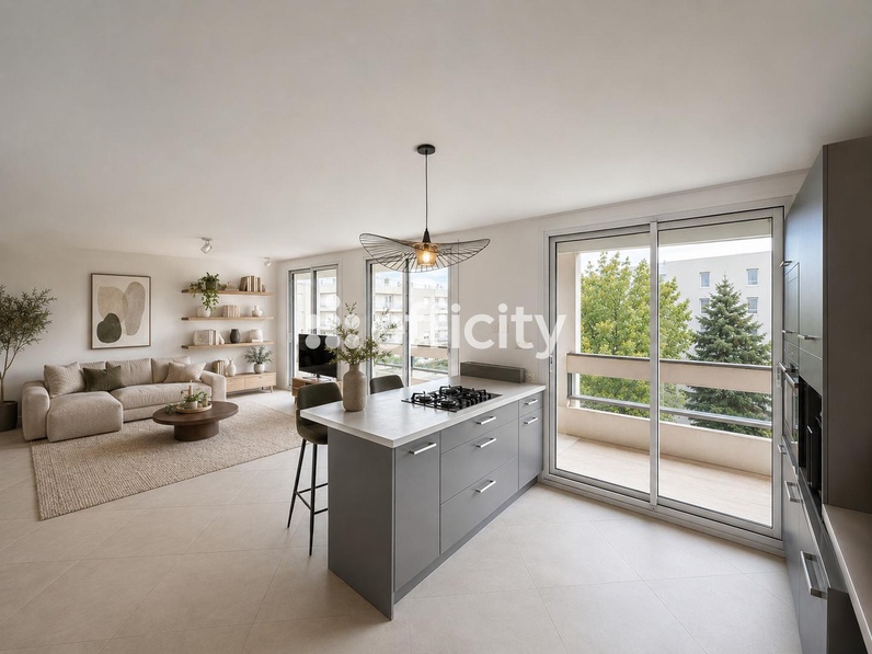 appartement 4 pièces - 88,0m2 à Villeurbanne (69100)