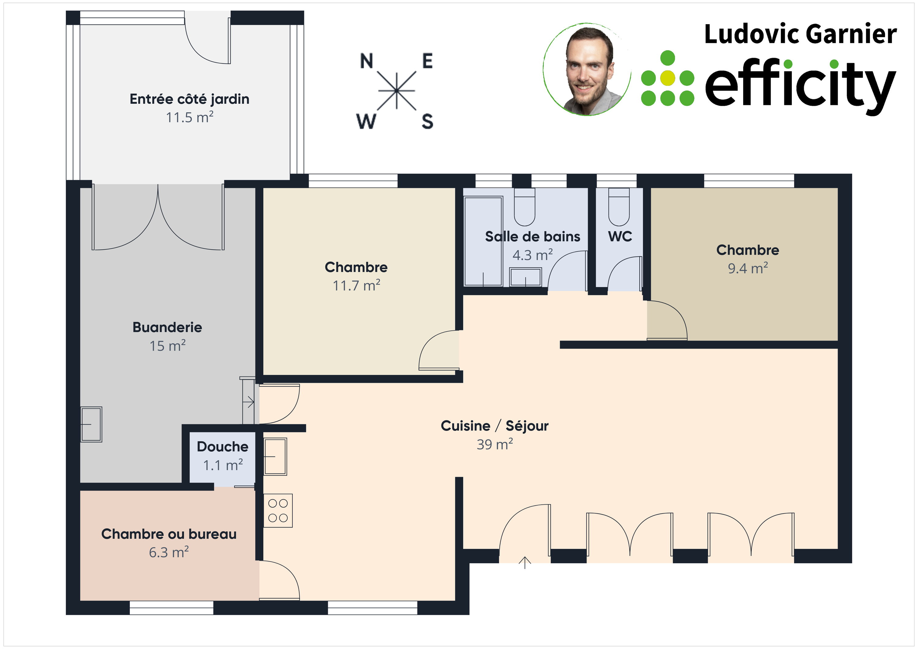 Achat immobilier Maison 4 pièces  90m2 à Saint-Barthélemy (50140) - Photo n°20
