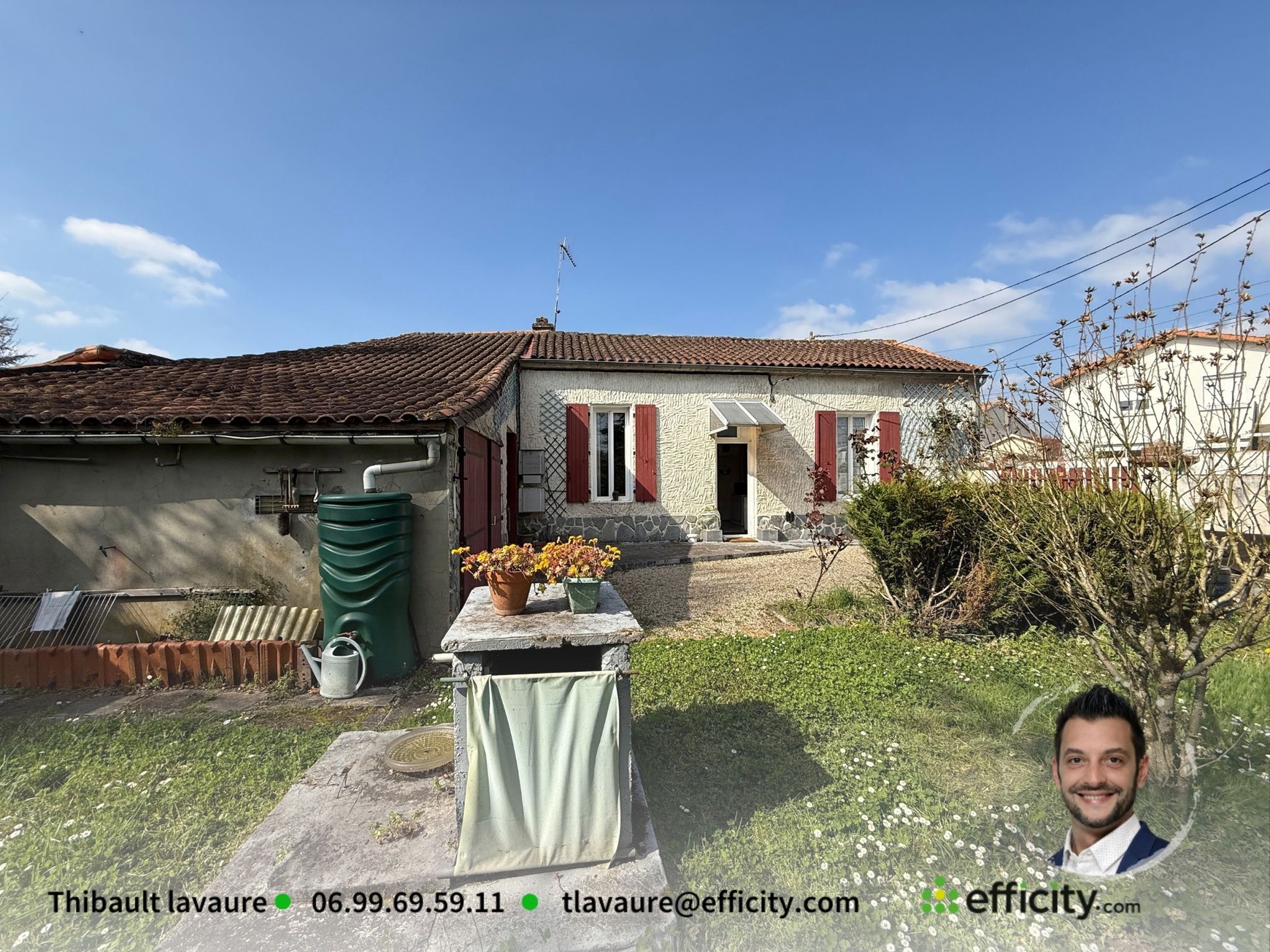 Achat immobilier Maison 5 pièces  109m2 à Saint-Michel (16470) - Photo n°1