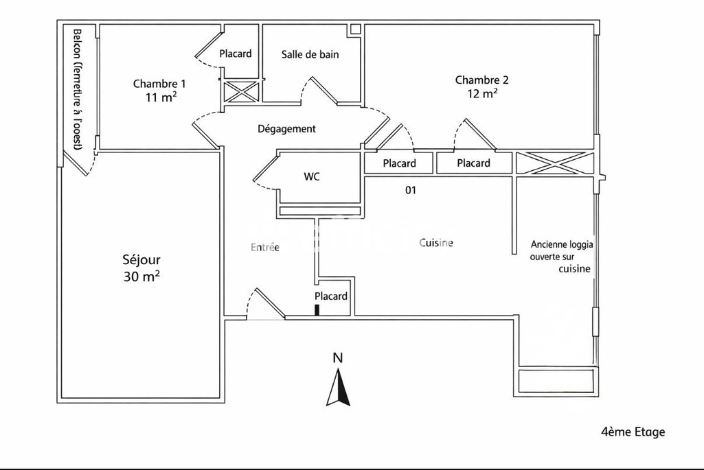 Achat immobilier Appartement 4 pièces  81m2 à Chenôve (21300) - Photo n°9