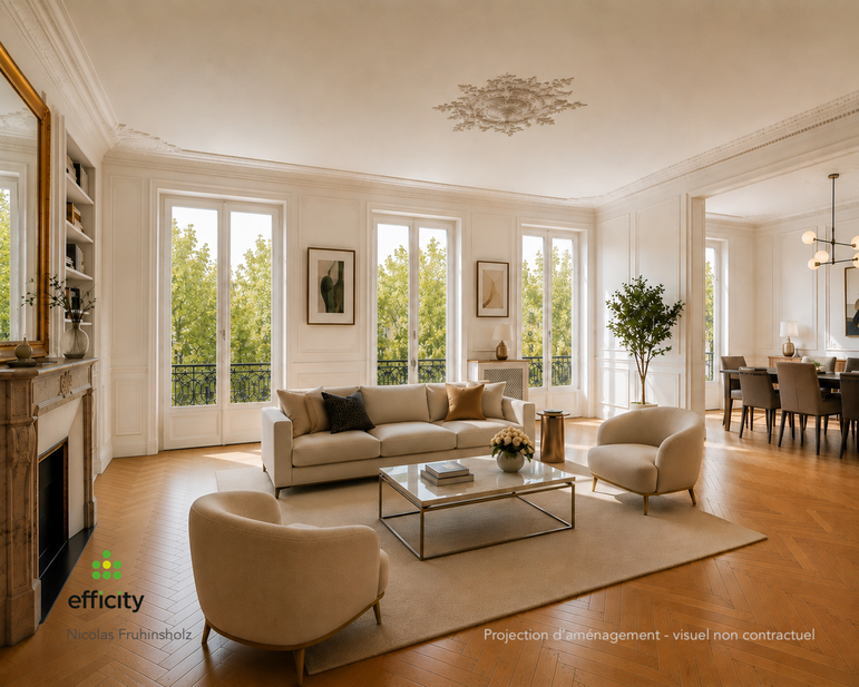 appartement 5 pièces - 135m2 à Paris (75011)