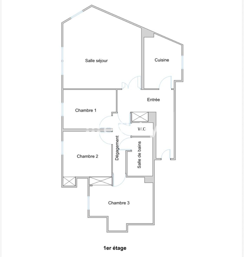 Achat immobilier Appartement 4 pièces  88m2 à Paris (75020) - Photo n°7