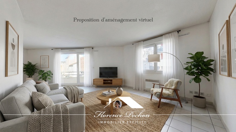 appartement 3 pièces - 68m2 à Lyon (69008)