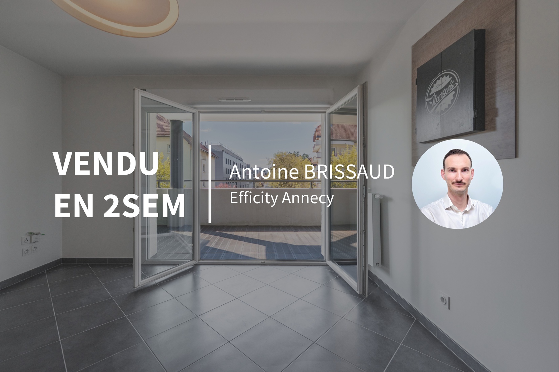 appartement 2 pièces - 45m2 à Annecy (74000)