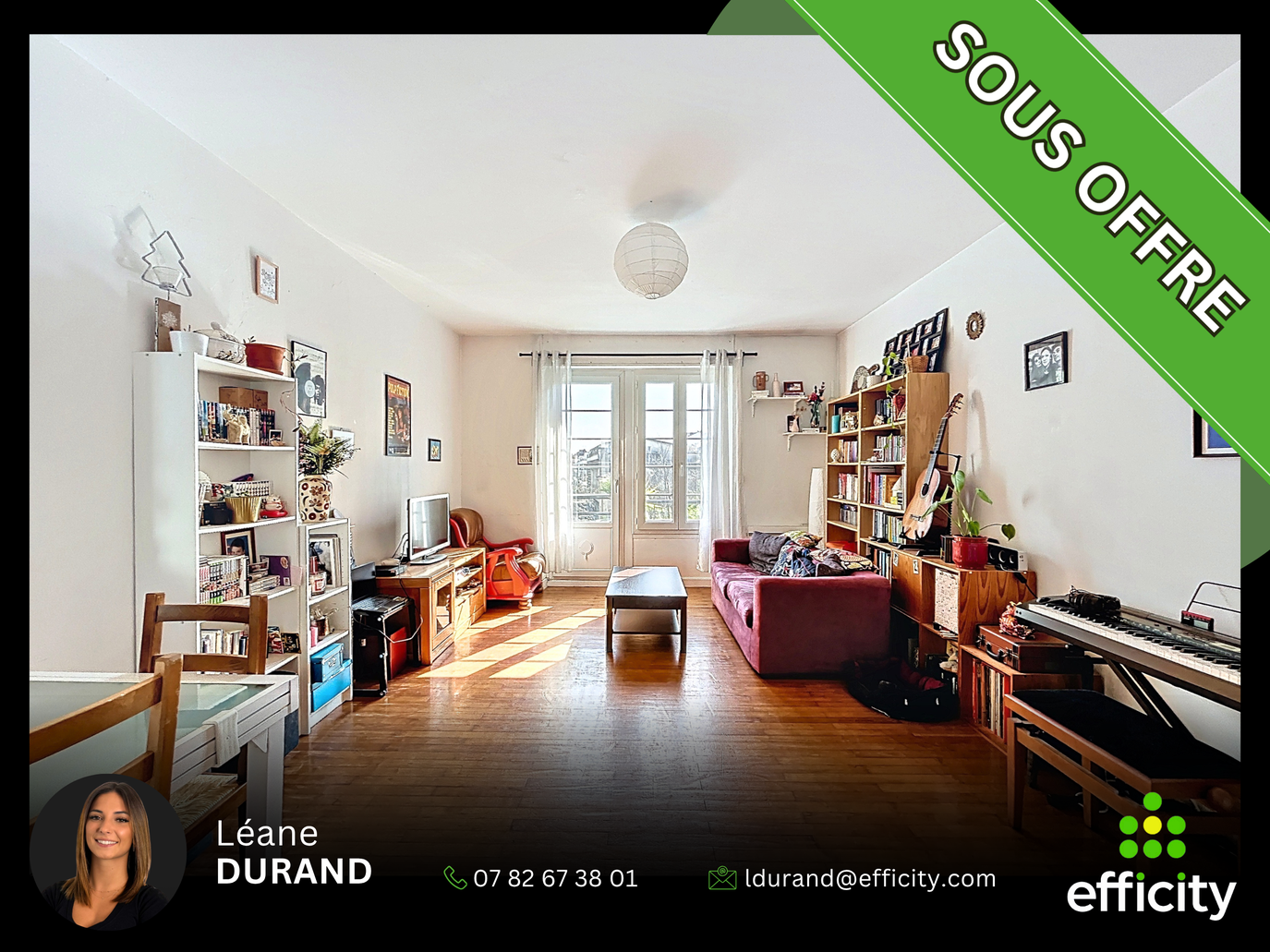 appartement 3 pièces - 69m2 à Grenoble (38100)