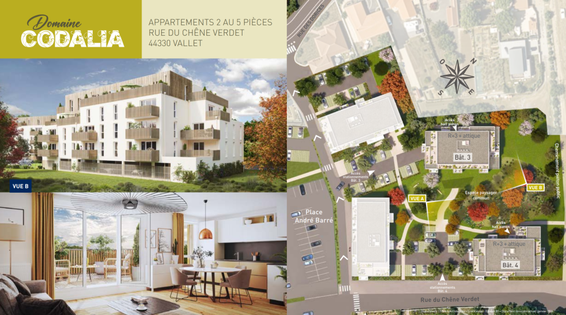 appartement 3 pièces - 65m2 à Vallet (44330)