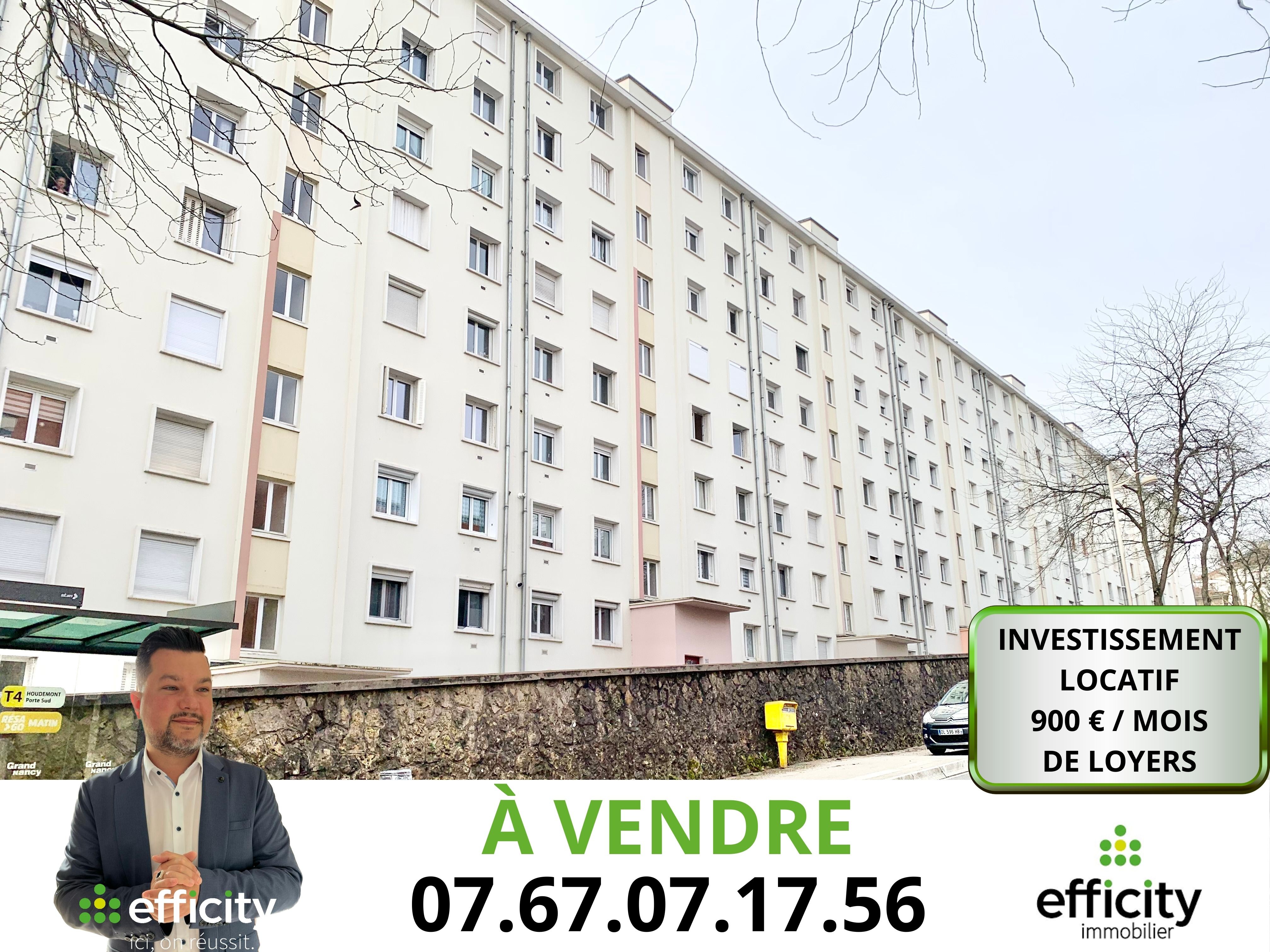 Appartement 3 pièces 56 m² · à Nancy · 56 m² · 117 000 €