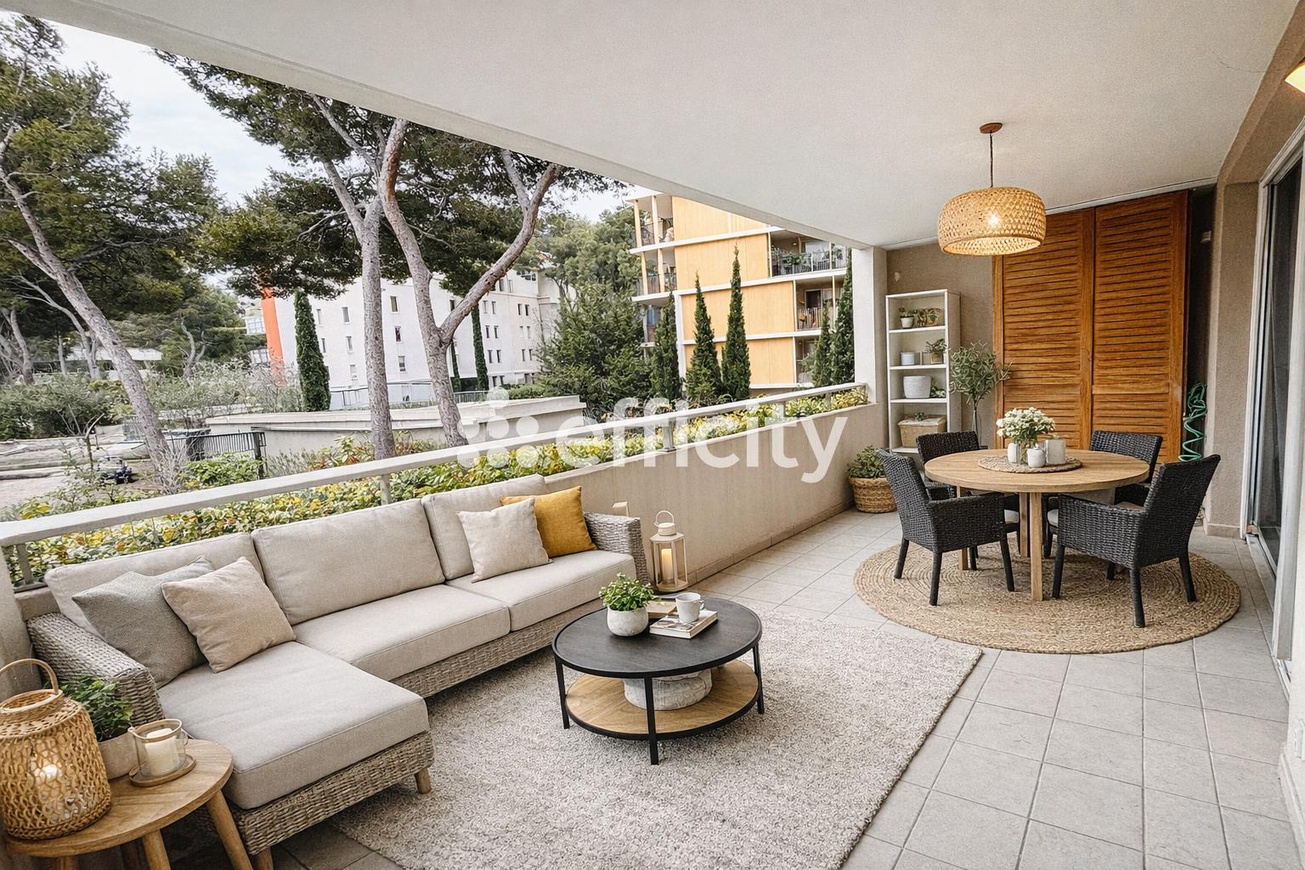 Achat immobilier Appartement 3 pièces  62m2 à Marseille (13009) - Photo n°1