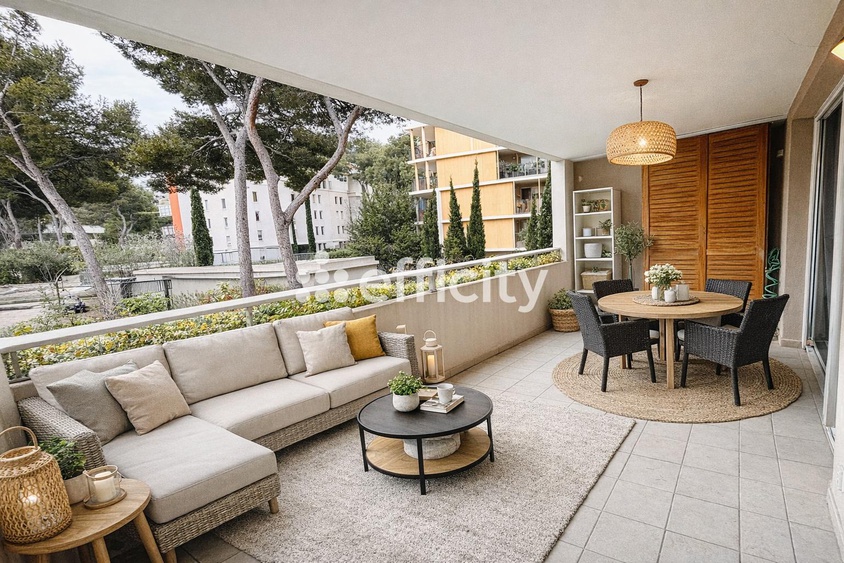 appartement 3 pièces - 62m2 à Marseille (13009)