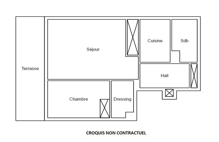 Achat immobilier Appartement 2 pièces  54m2 à Cannes (06400) - Photo n°10