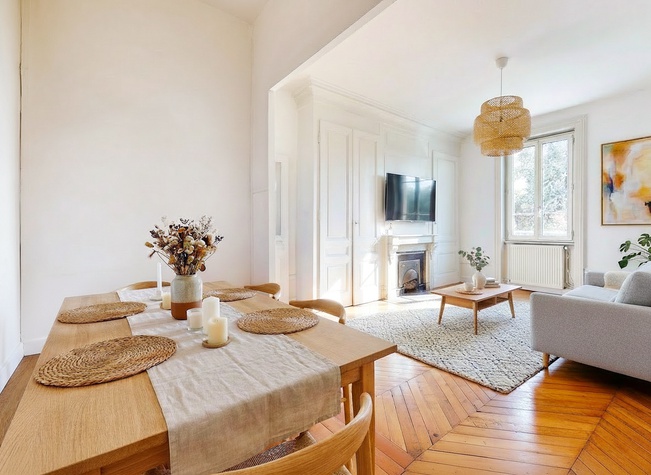 appartement 2 pièces - 53m2 à Lyon (69003)