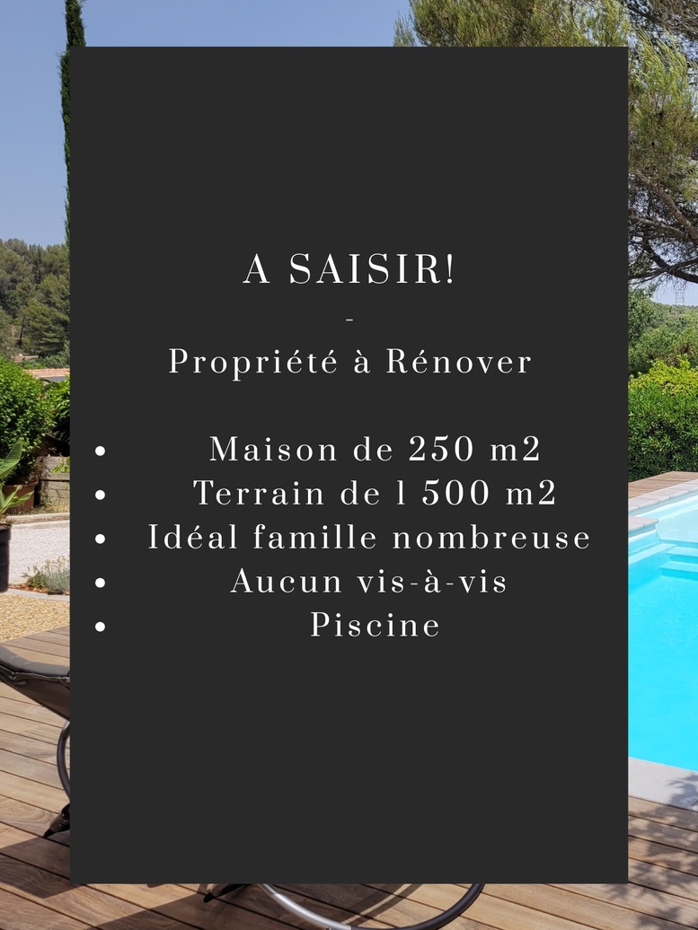 maison 8 pièces - 250m2 à Allauch (13190)