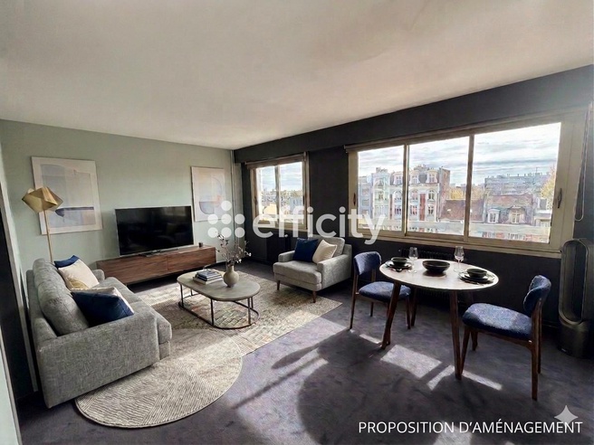appartement 2 pièces - 56m2 à La Madeleine (59110)