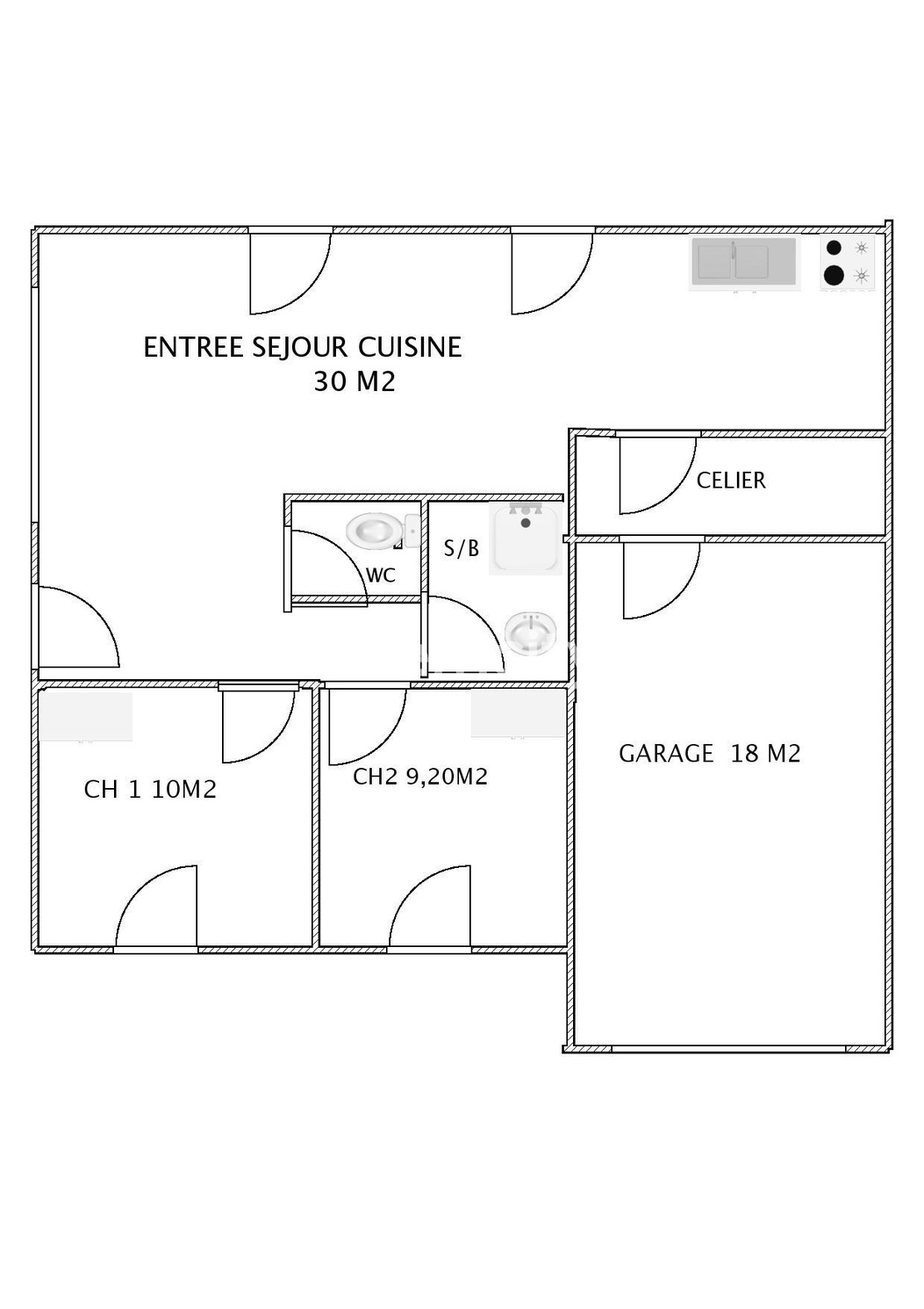 Achat immobilier Maison 3 pièces  60m2 à Semussac (17120) - Photo n°4